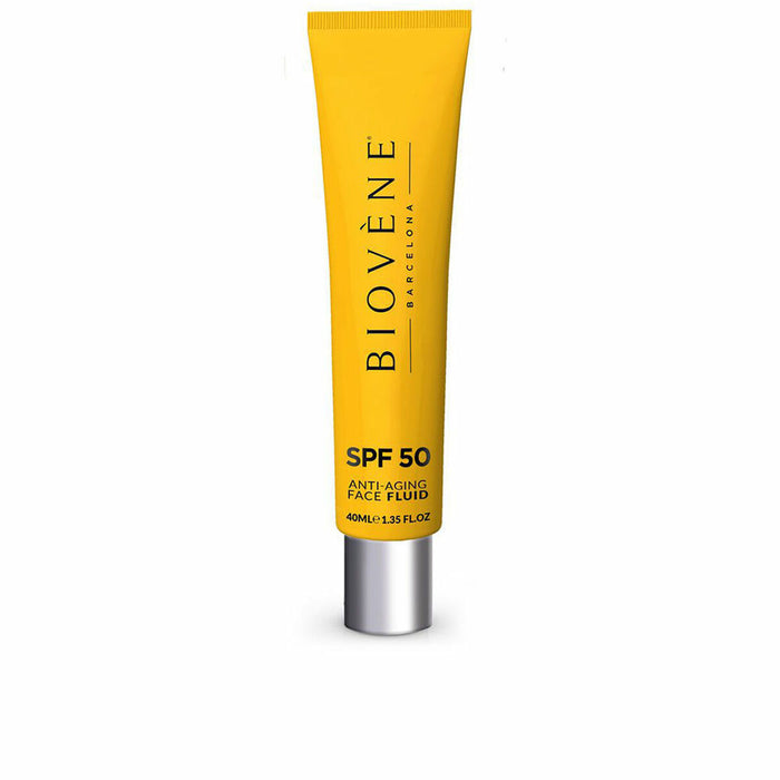 Zonnebrand Lotion Biovène HYALURONIC ANTI-AGING Spf 50 40 ml Anti-Aging