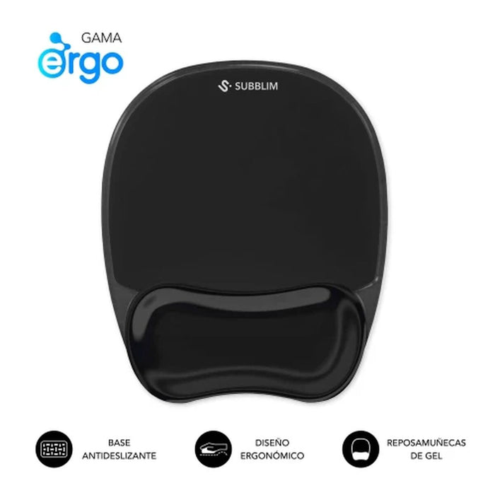 Mouse Mat Subblim SUBMP-04E071 Black