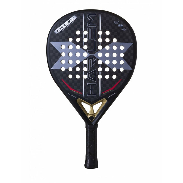 Padel Racket Harlem Padel Cyclone 12K Zwart