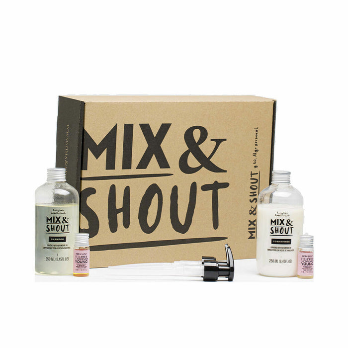 Shampoo Mix & Shout Rutina Rizado Fortalecedor Lote 4 Onderdelen Krullend haar