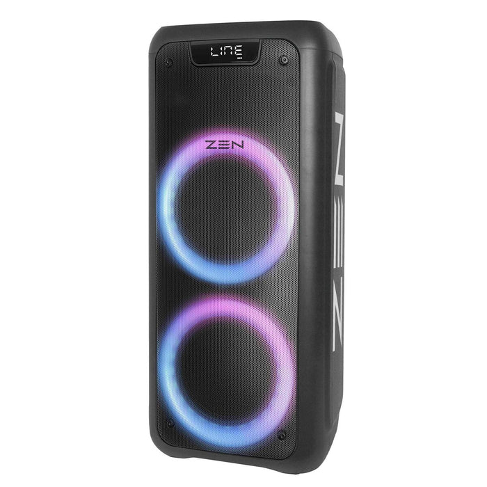 Dankzij de draagbare Bluetooth®-luidsprekers ZEN PHOENIX Zwart 350 W