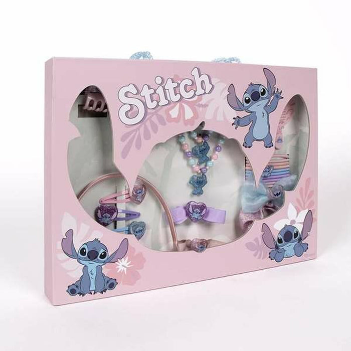 Haaraccessoires Stitch Roze 24 Onderdelen