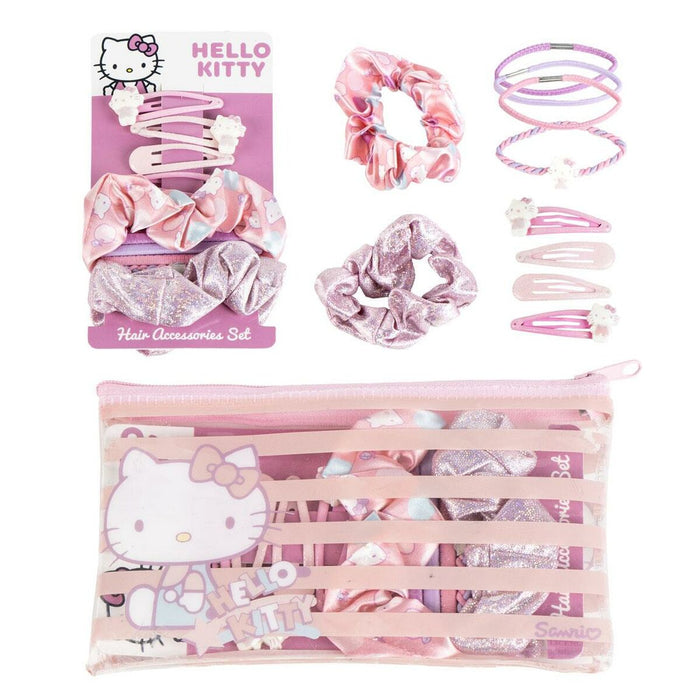 Haaraccessoires Hello Kitty Roze 10 Onderdelen