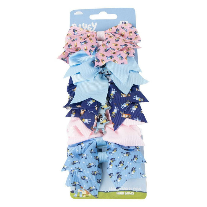 Rubber Hair Bands Bluey Multicolour 10 Pieces