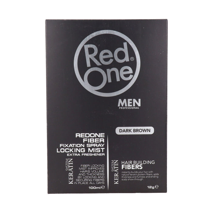 Haar Texturiser Red One Hair Fiber Topic Set Brown 100 ml