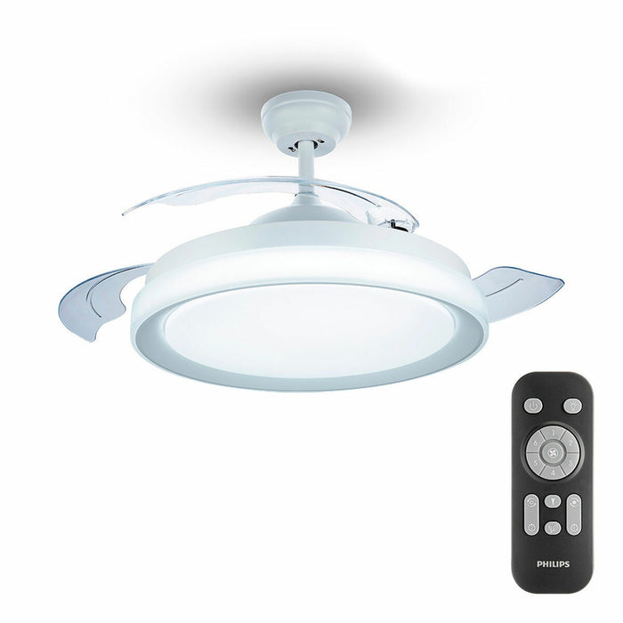 Plafondventilator met licht Philips Atlas Wit 35 W 28 W 4500 Lm