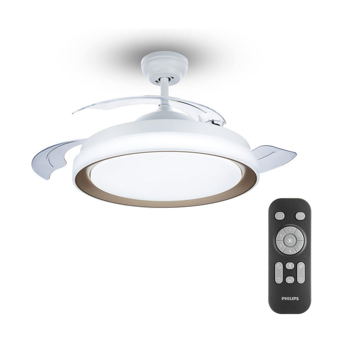 Plafondventilator met licht Philips Atlas Gouden 35 W 28 W 4500 Lm (2700 K)