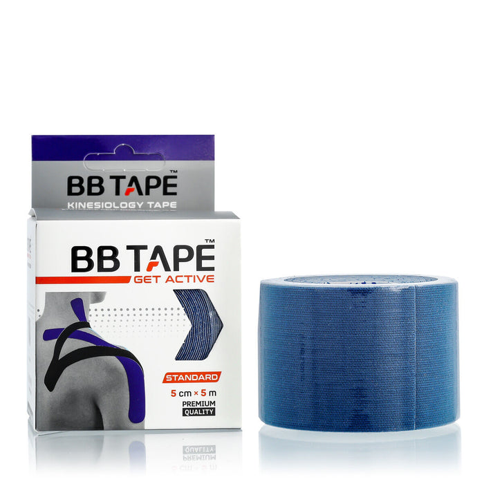 Kinesiotape Get Active Marineblauw 5 cm x 5 mm