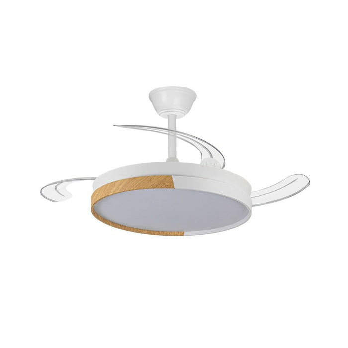 Plafondventilator CristalRecord RETRACT CRISTAL ECORO 45W MD Transparant 45 W