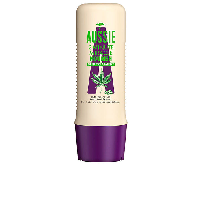 Voedend Haarmasker Aussie 3 Minute Miracle Nourish Anti-Frizz 250 ml