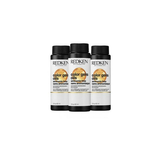 Permanente Kleur Redken Color Gel Oils Na 3 x 60 ml Nº 010NA (3 Stuks)