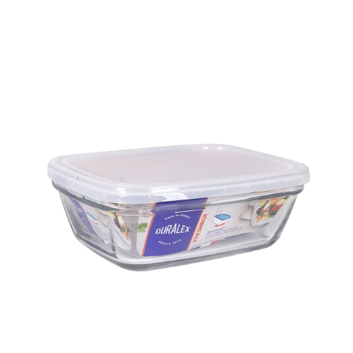Rechthoekige lunchbox met deksel Duralex Freshbox 1,1 L Transparant Rechthoekig