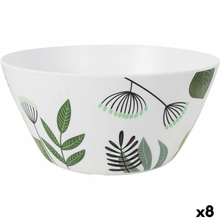 Saladekom La Mediterránea Flora Melamine 25,5 x 12 cm (8 Stuks)