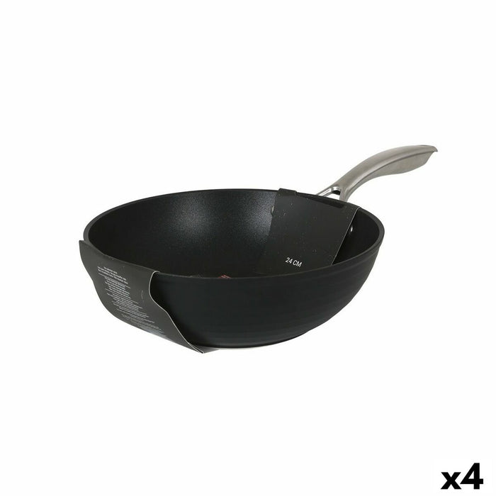 Pan Quttin Spiral Gehard aluminium Ø 24 cm (4 Stuks)