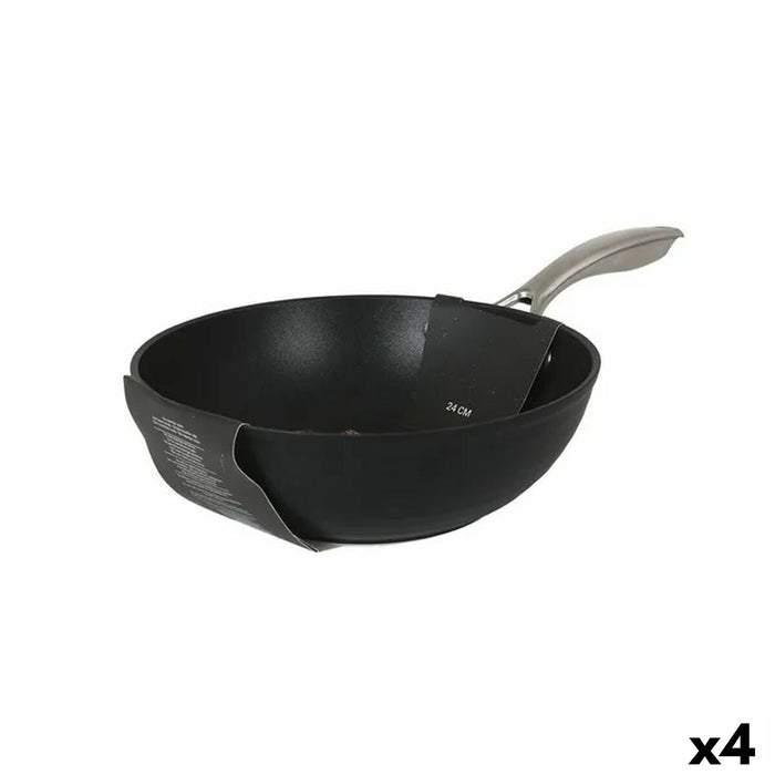 Wokpan Quttin Spiral Gehard aluminium Ø 28 cm (4 Stuks)