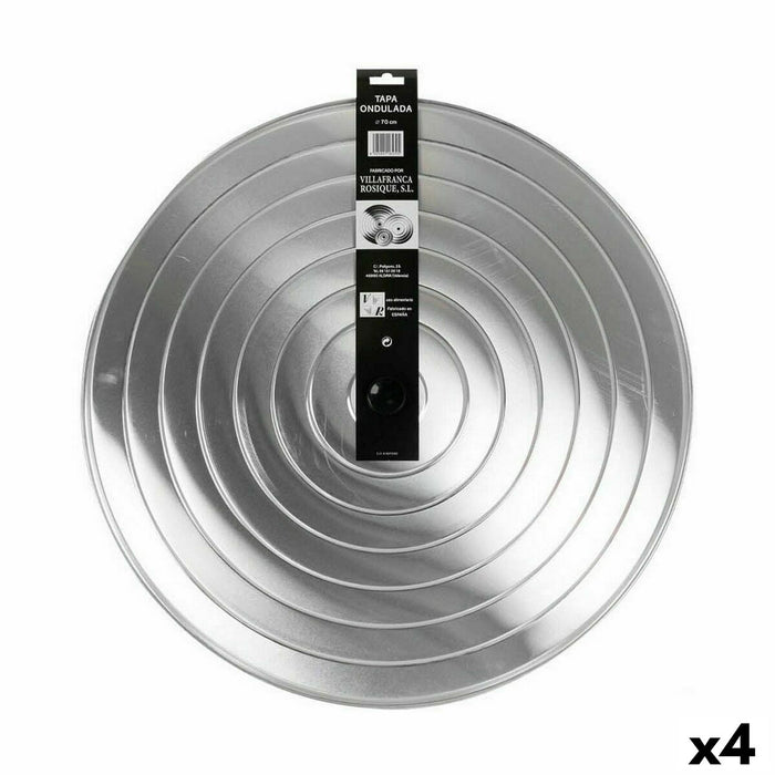 Deksel Braadpan VR Aluminium 70 x 70 x 3 cm (4 Stuks)