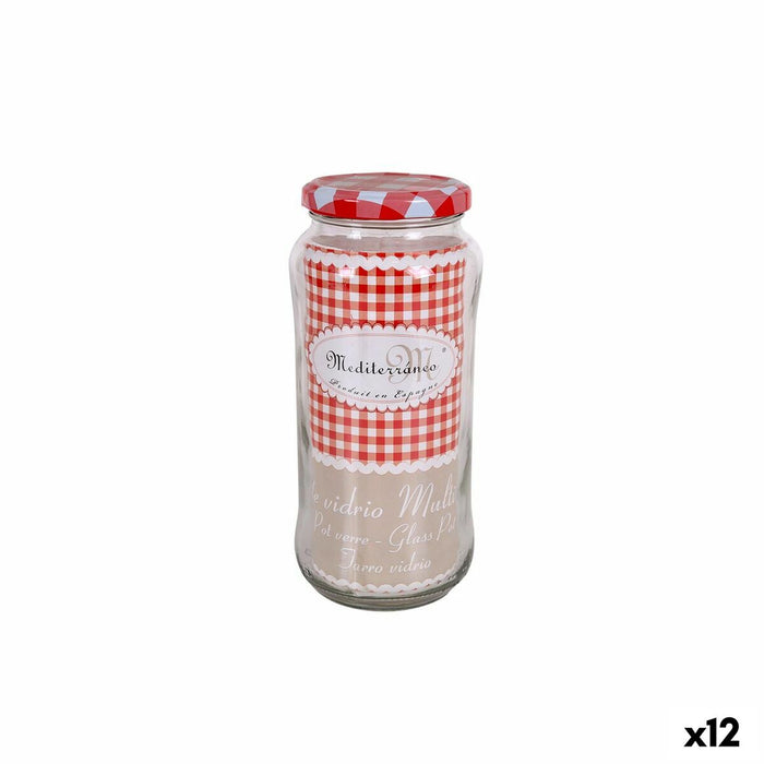Blik Mediterraneo   Transparant Glas 580 ml (12 Stuks)