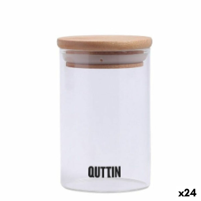 Transparante Glazen Kan Quttin    6,5 x 11 cm Siliconen 250 ml (24 Stuks)