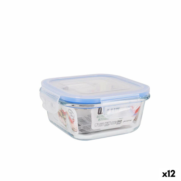 Hermetische Lunchtrommel Quttin Vierkant 550 ml (12 Stuks)