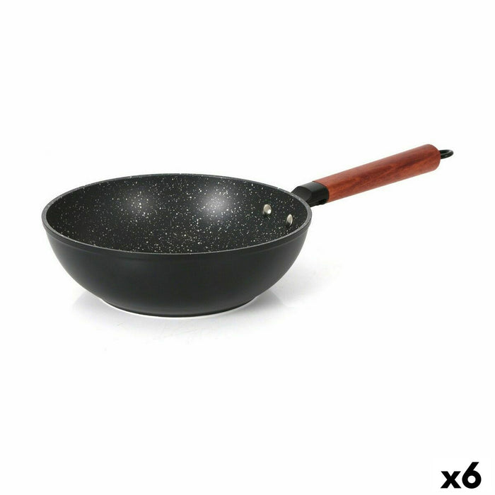 Wokpan Quttin Doha Gehard aluminium 50 x 28 x 9 cm (6 Stuks)