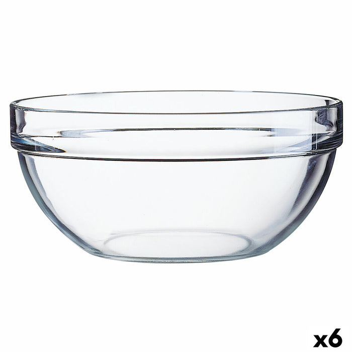 Saladekom Luminarc Transparant Glas (Ø 26 cm) (6 Stuks)