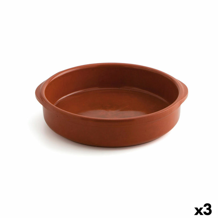 Sauspan Raimundo Barro Profesional Bruin Keramisch Ø 28 cm (3 Stuks)