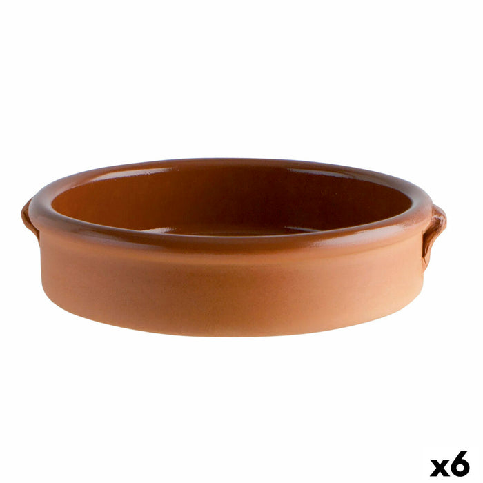 Sauspan Barro Clasico Bruin Keramisch Ø 23 cm (6 Stuks)