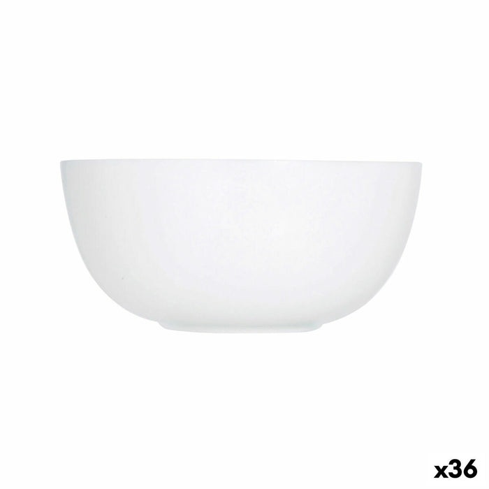 Saladekom Luminarc Diwali Wit Glas 12 cm (36 Stuks)