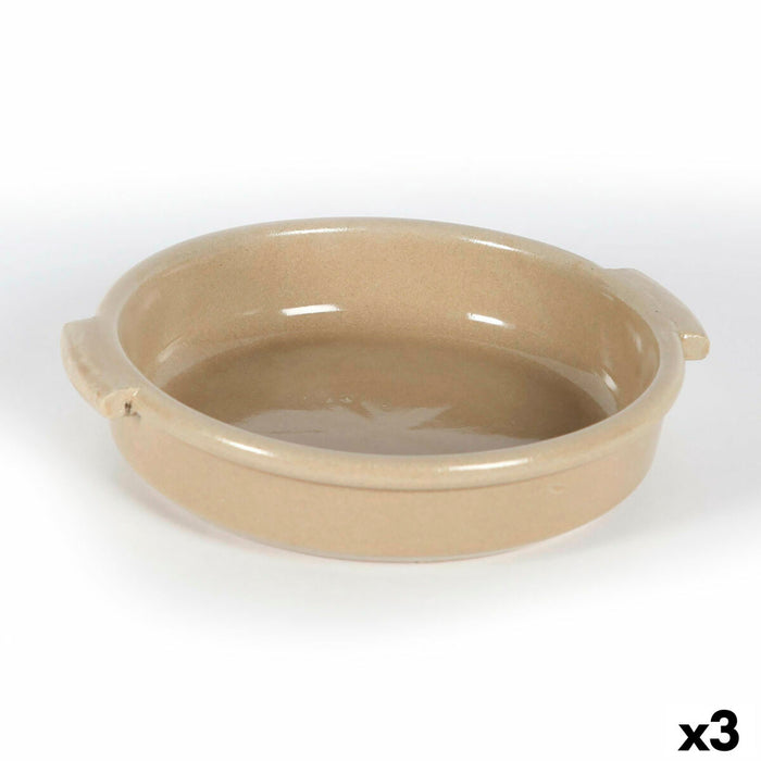 Sauspan Anaflor Barro Anaflor Bruin Keramisch Ø 21 cm (3 Stuks)