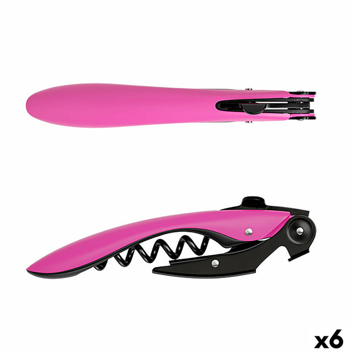 Kurkentrekker Koala HIGH TECH Metaal 11,5 x 1,8 x 2,9 cm Roze (6 Stuks)