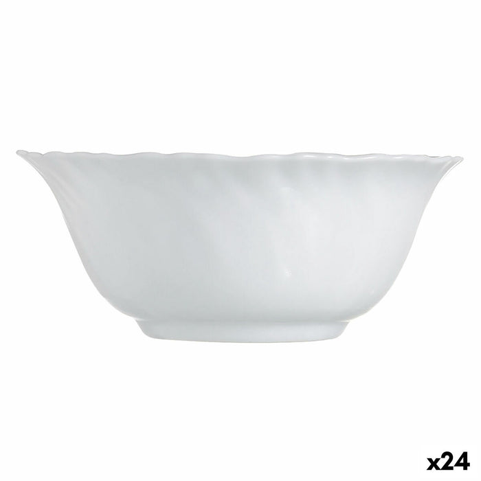 Saladekom Luminarc Feston Wit Glas 12 cm (24 Stuks)