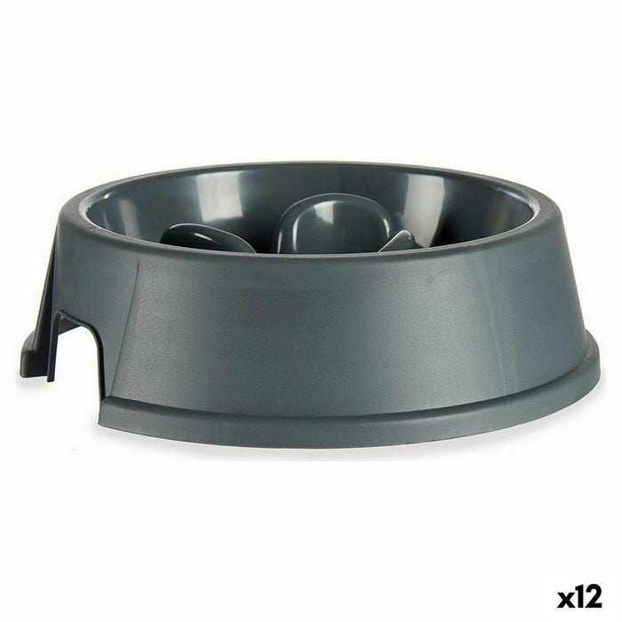 Anti-schrok voerbak Mascow 87853 87853 Antraciet Plastic 27 x 7,5 x 27 cm (12 Stuks)