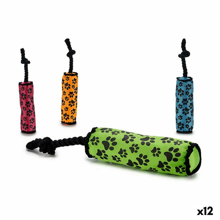 Kauwspeelgoed voor honden Mascow MC2182 MC2182 Blauw Groen Oranje Roze 7,5 x 7,5 x 43 cm Cilinder (12 Stuks)