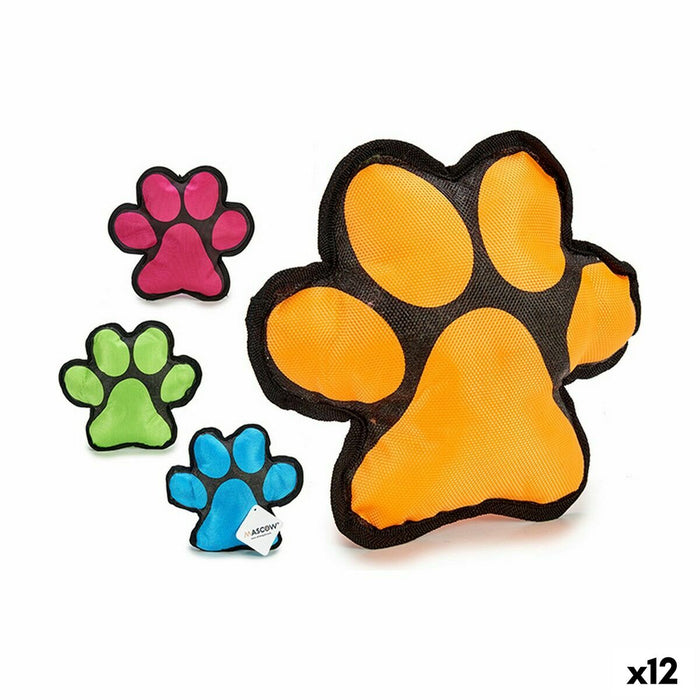 Kauwspeelgoed voor honden Mascow MC1030 MC1030 Blauw Groen Oranje Roze 7 x 22 x 22 cm Pootafdrukken (12 Stuks)