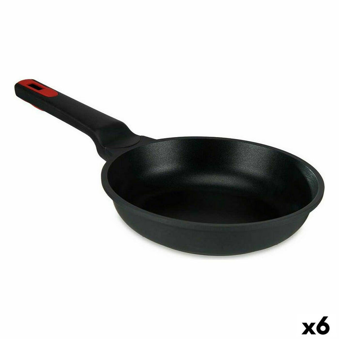Pan Kinvara 77776 77776 Zwart Aluminium Bakeliet Gegoten aluminium Ø 22 cm (6 Stuks)