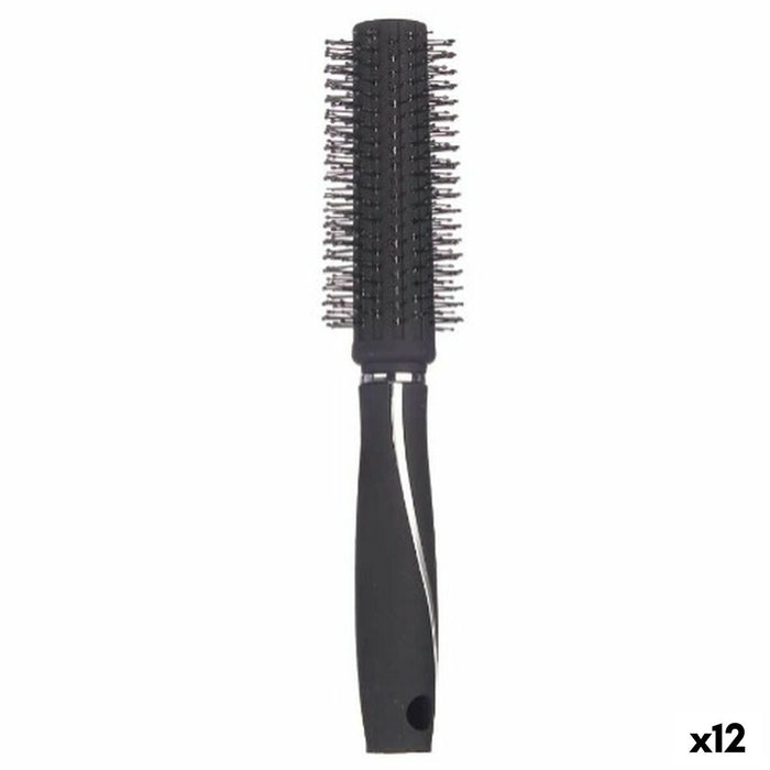 Ronde kwast Zwart Siliconen Plastic (12 Stuks)