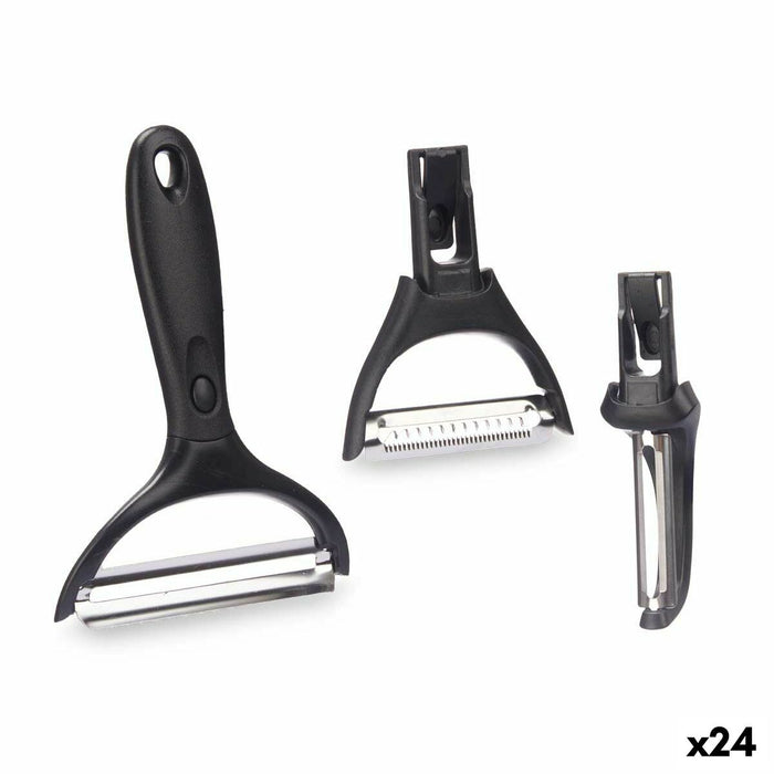 Set schilmesjes Kinvara KT190129 KT190129 Metaal Roestvrij staal Polypropyleen ABS 14,5 x 22 x 2,5 cm Verwisselbare koppen 3 Ond