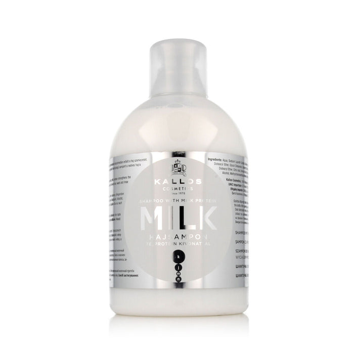 Vochtinbrengende Shampoo Kallos Cosmetics Keratin And Milk Protein 1 L