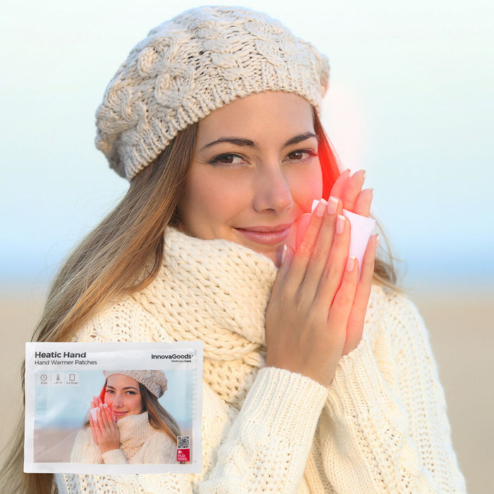 Handverwarmende patches Heatic Hand InnovaGoods 10 Stuks