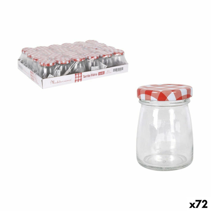 Glazen pot Mediterraneo 80 ml (72 Stuks)