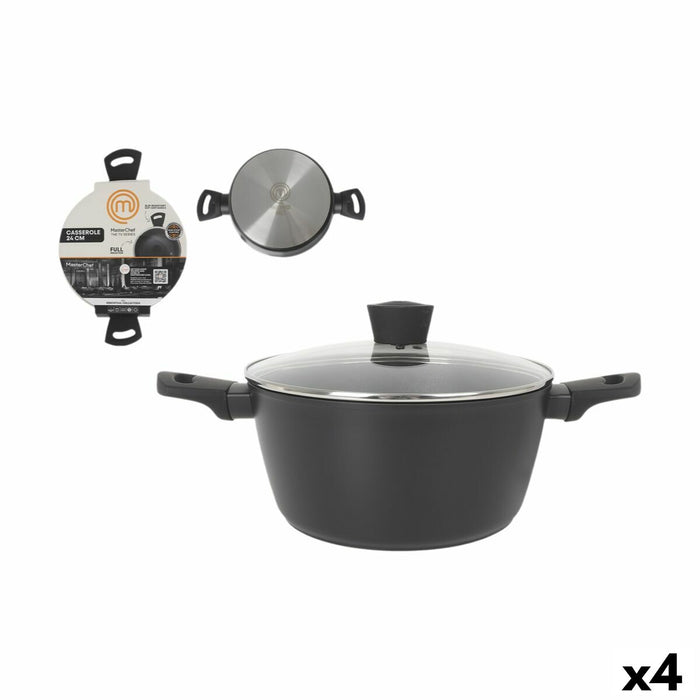 Kookpot met Deksel MasterChef 24 cm (4 Stuks)