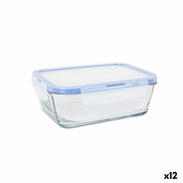 Hermetische Lunchtrommel LAV Grijs Transparant 0,8 L (12 Stuks)