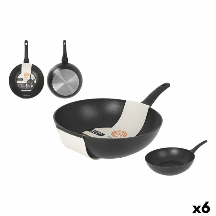 Wokpan MasterChef 28 cm (6 Stuks)