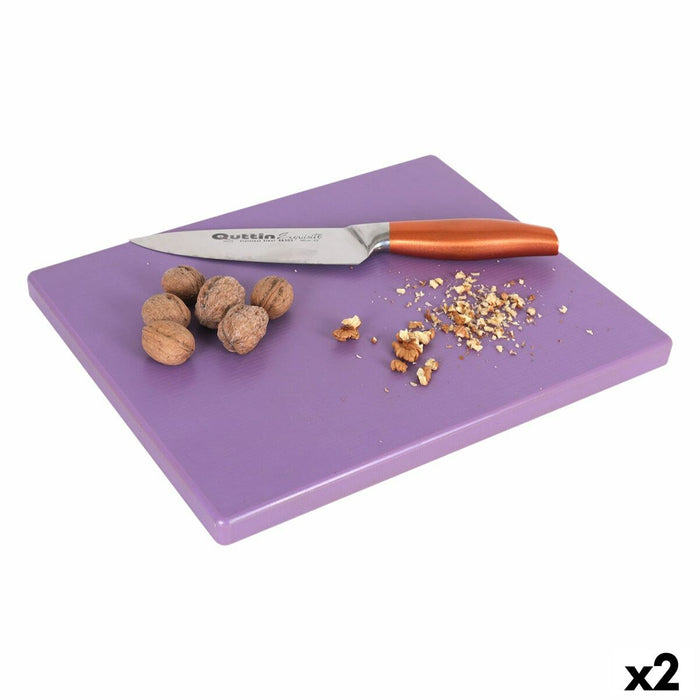 Snijplank Paars 40 x 40 x 4 cm (2 Stuks)