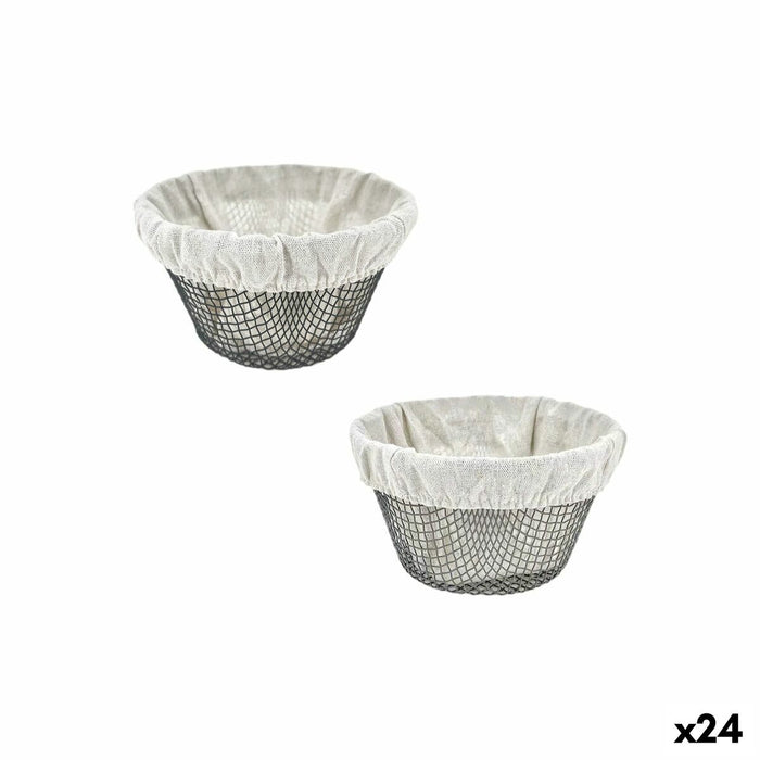 Broodmand Metaal 18 x 18 x 10 cm (24 Stuks)