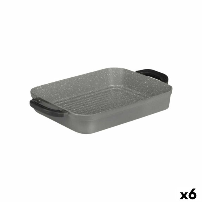 Barbecue Kinvara Wit Rood Grijs Siliconen Aluminium 32 x 25 cm