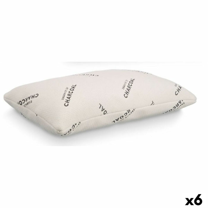 Viscoelastic Pillow Gift Decor White 70 x 15 x 40 cm (6 Units)