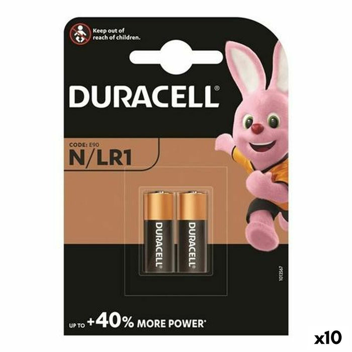 Alkalinebatterijen DURACELL LR1 2 Onderdelen (10 Stuks)