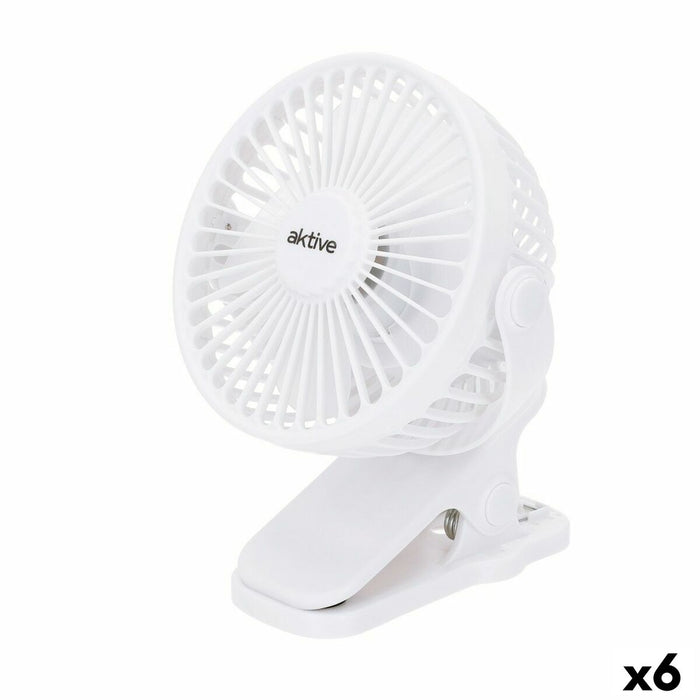Oplaadbare bureauventilator Aktive (6 Stuks)