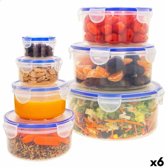 Set van stapelbare en luchtdichte voedselcontainers Max Home 23 x 11 x 23 cm 6 Stuks